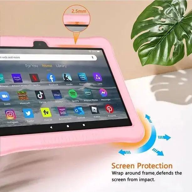 Epicgadget Pink Case for 7" Kindle Fire HD Tablet, with screen protector & stylus, New - Honesty Sales