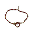 Ethnic chunky bead necklace and bangle - Honesty Sales