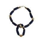 Ethnic chunky bead necklace and bangle - Honesty Sales
