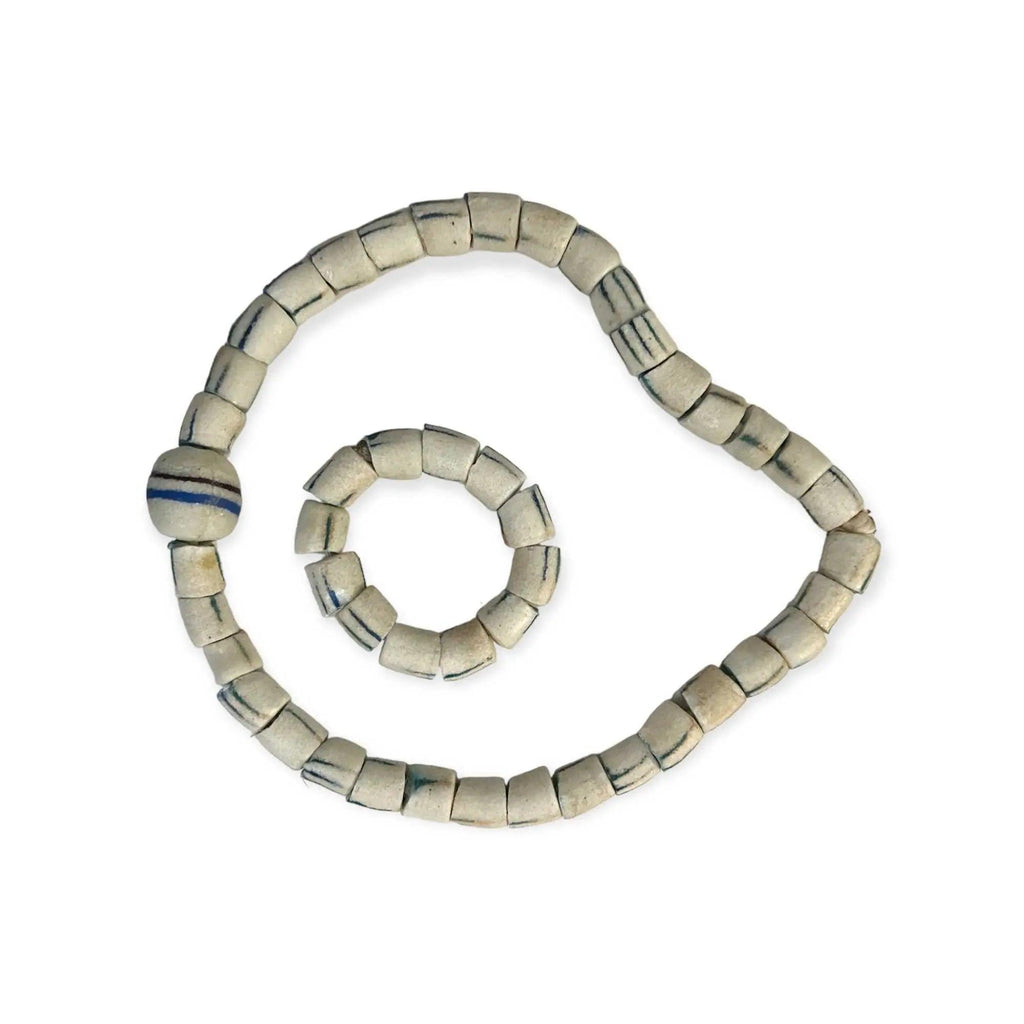 Ethnic chunky bead necklace and bangle - Honesty Sales