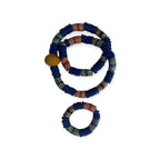 Ethnic chunky bead necklace and bangle - Honesty Sales