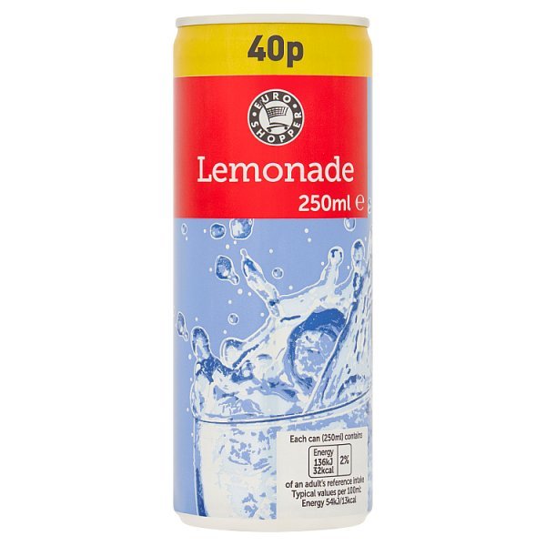 Euro Shopper Lemonade 250ml (24 x 250ml) - Honesty Sales
