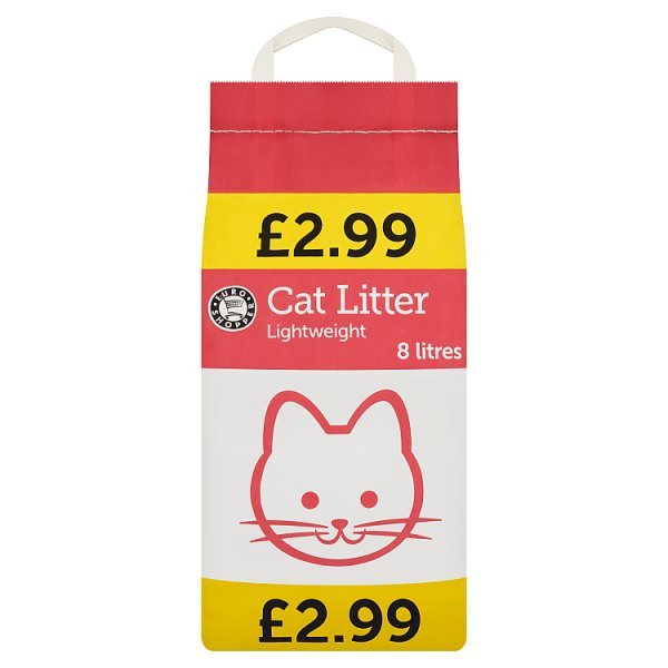 Euro Shopper Lightweight Cat Litter 8 Litres - Honesty Sales