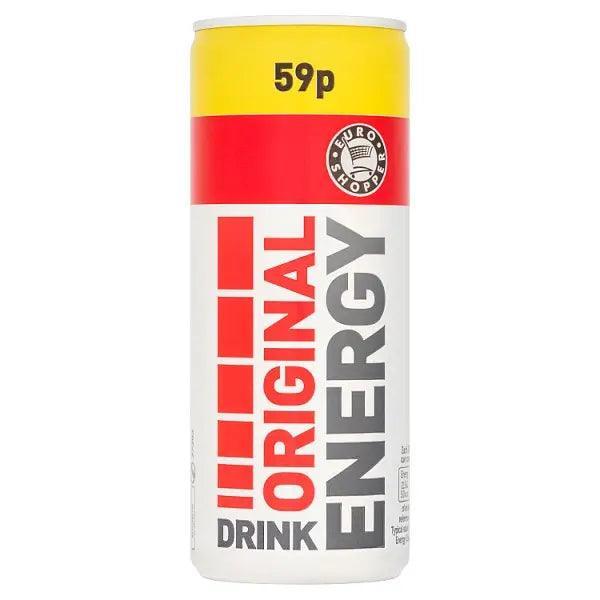 Euro Shopper Original Energy Drink 250ml (Case of 24) - Honesty Sales