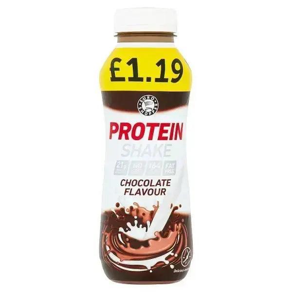 Euro Shopper Protein Shake Chocolate Flavour 330ml (Case of 8) - Honesty Sales Hauptbild