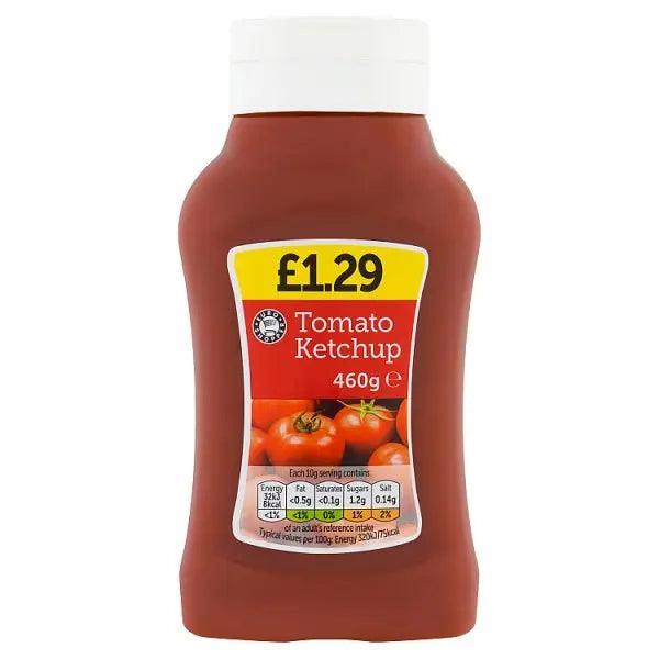 Euro Shopper Tomato Ketchup 460g (Case of 8) - Honesty Sales