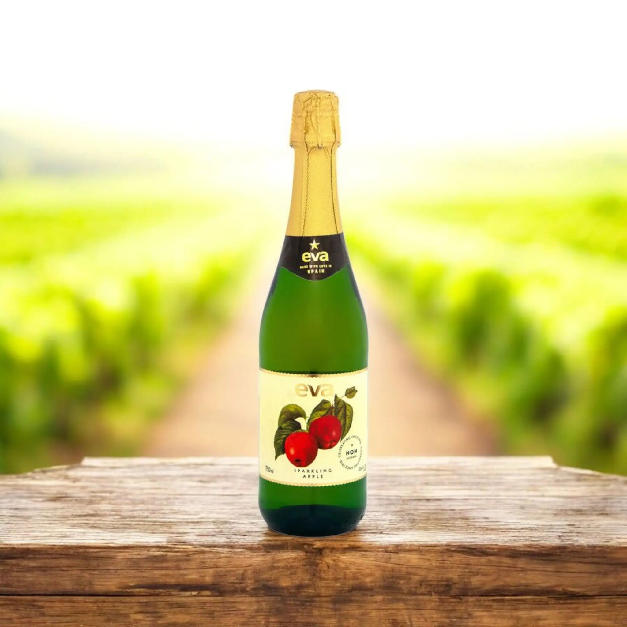 Eva Sparkling Apple Juice 750ml (Case of 12) - Honesty Sales