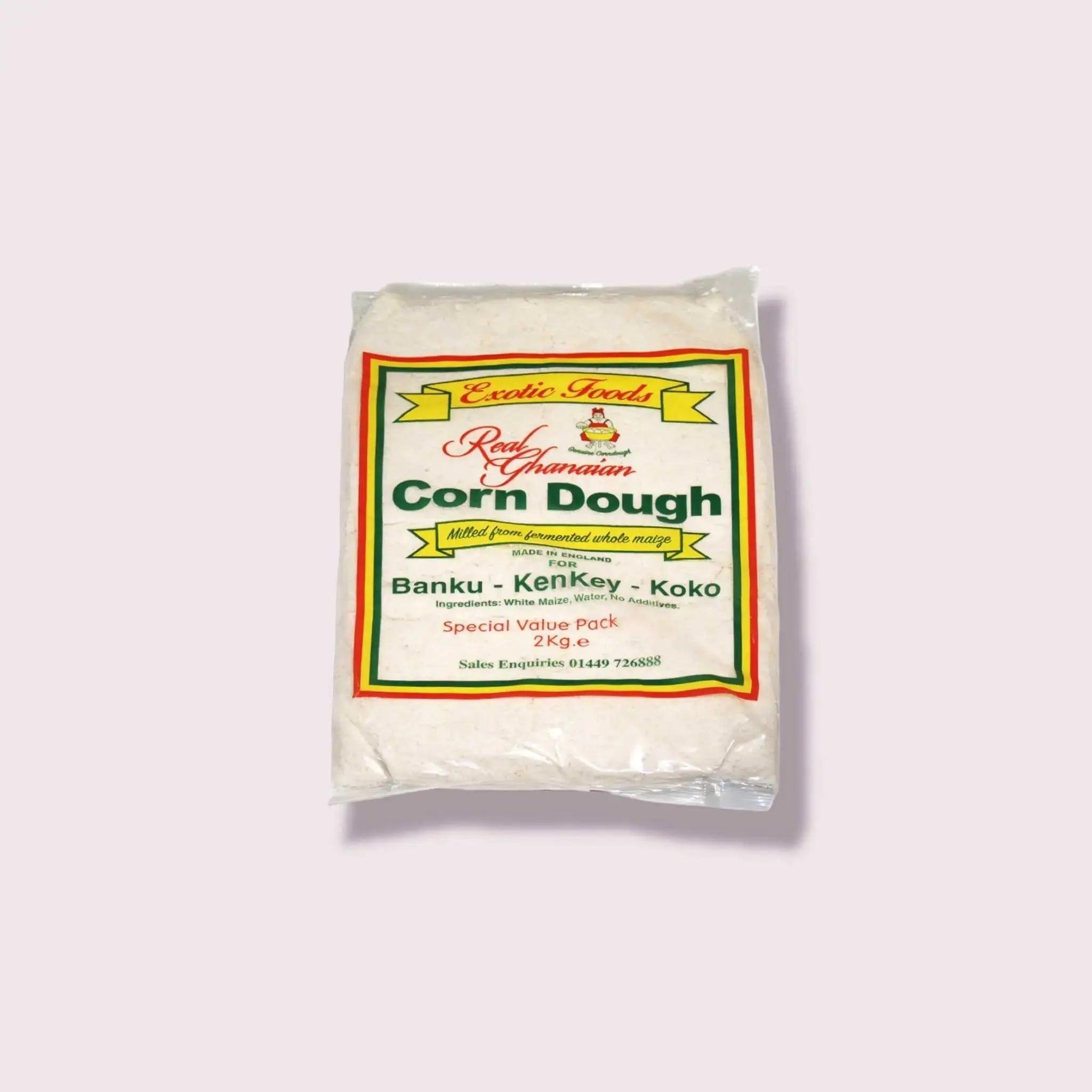 Exotic Corn Dough 2KG Made From 100% Fermented Whole Maize - Honesty Sales