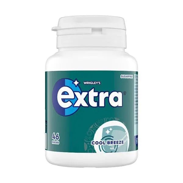Extra Cool Breeze Sugarfree Chewing Gum Bottle 46 Pieces (Case of 6) - Honesty Sales