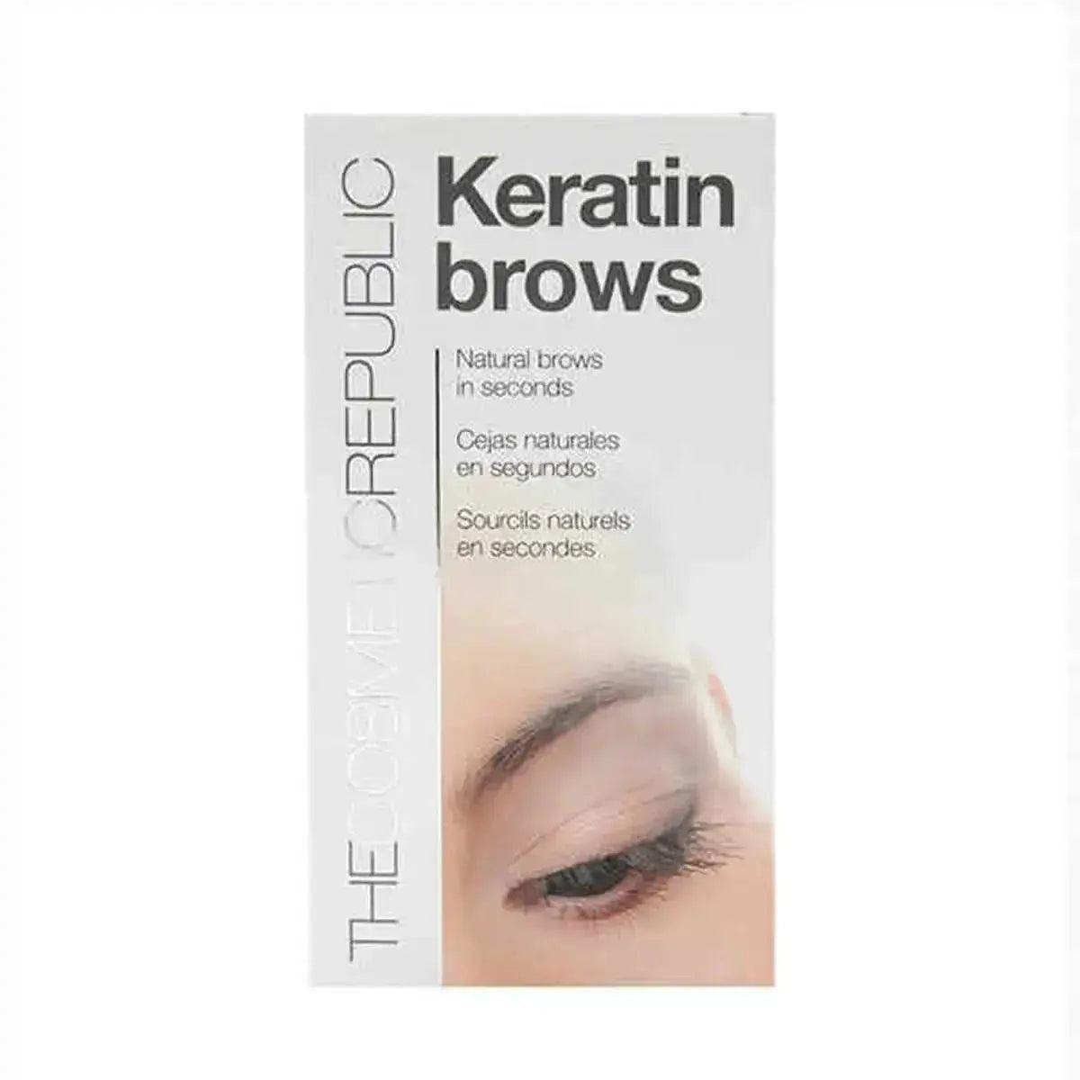Eyebrow Treatment The Cosmetic Republic Keratin Kit Black - Honesty Sales Main image