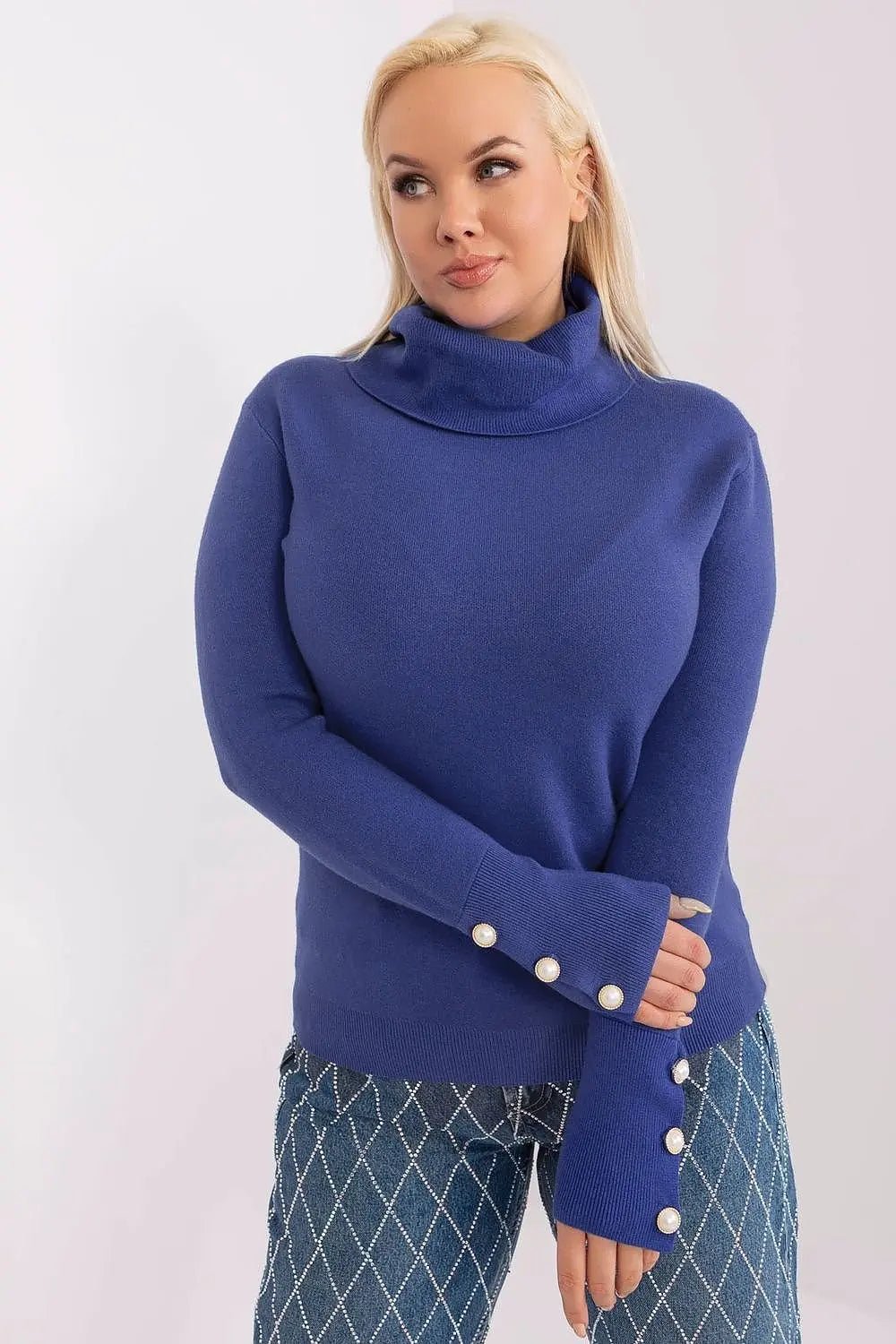 Factory Price lightweight and pleasant viscose turtleneck sweater - Honesty Sales