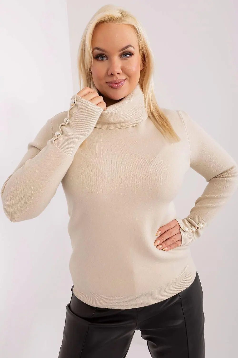 Factory Price lightweight and pleasant viscose turtleneck sweater - Honesty Sales
