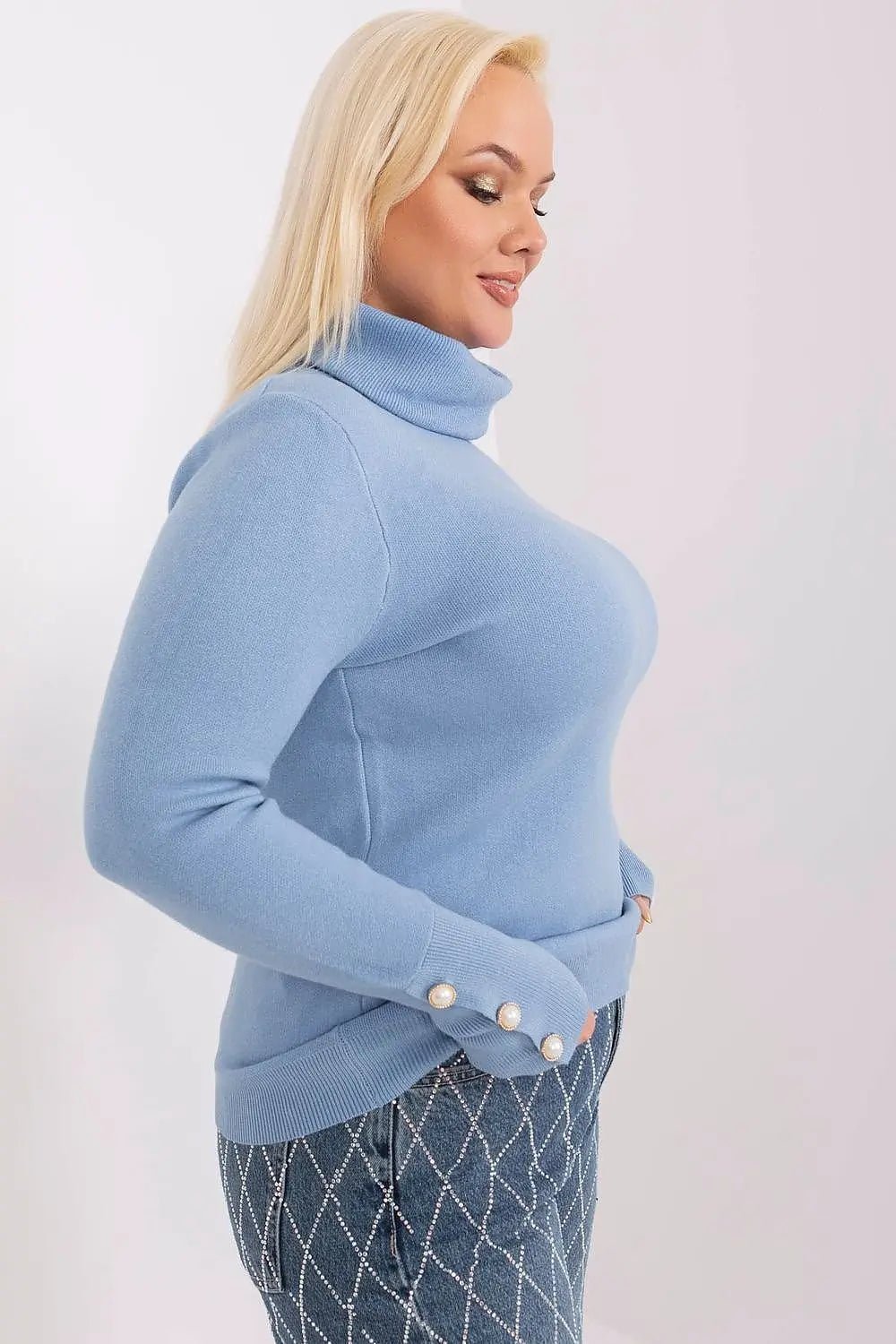 Factory Price lightweight and pleasant viscose turtleneck sweater - Honesty Sales
