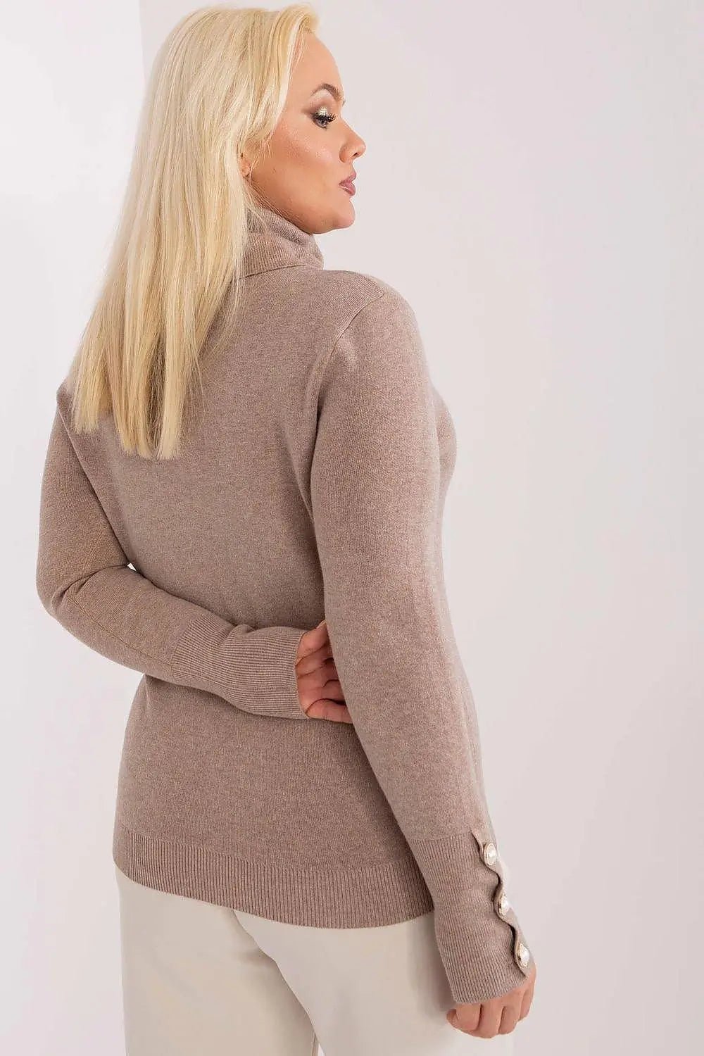 Factory Price lightweight and pleasant viscose turtleneck sweater - Honesty Sales