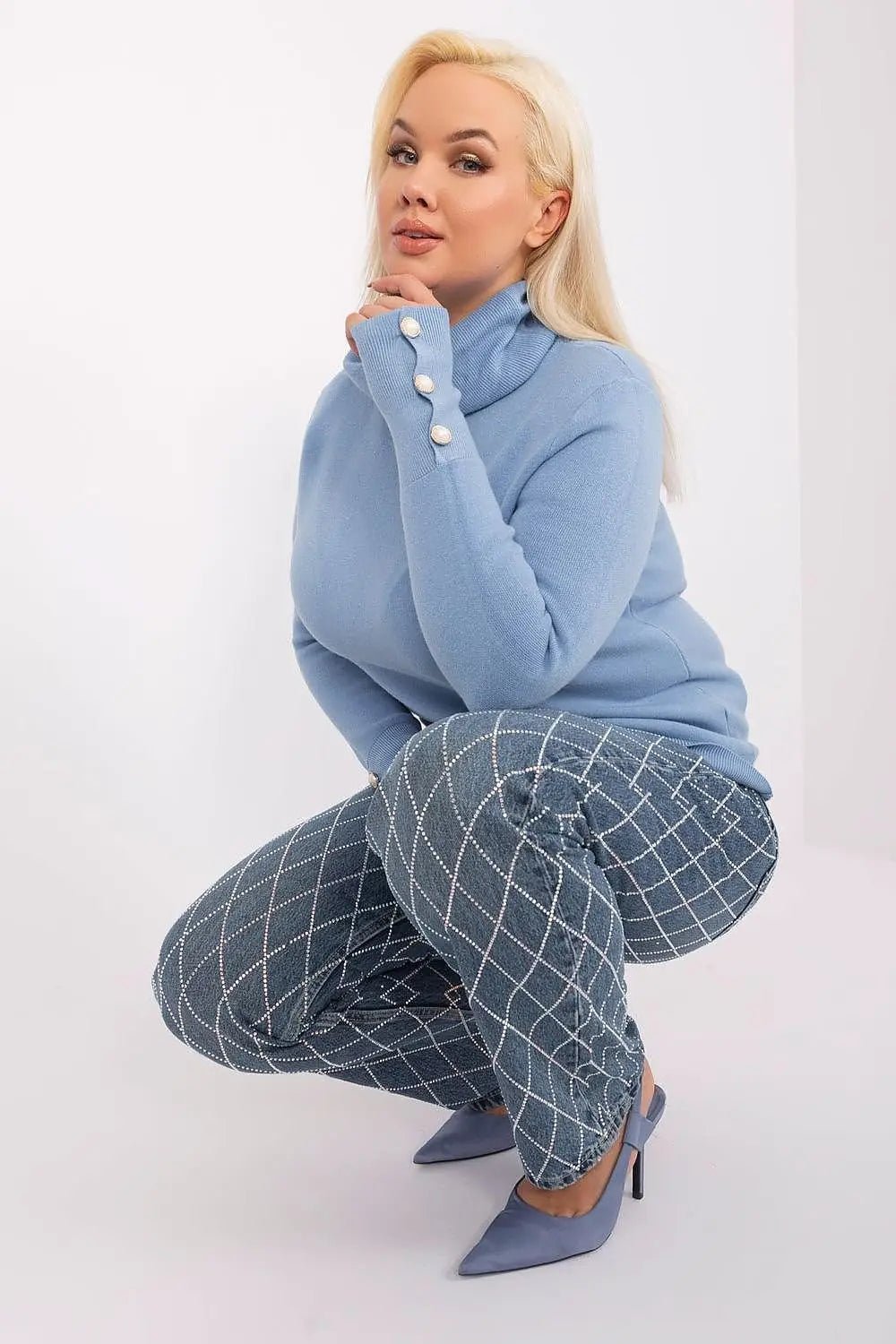 Factory Price lightweight and pleasant viscose turtleneck sweater - Honesty Sales