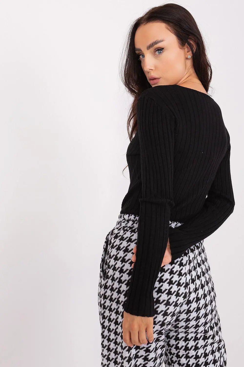 Factory Price ribbed womens sweater - Honesty Sales