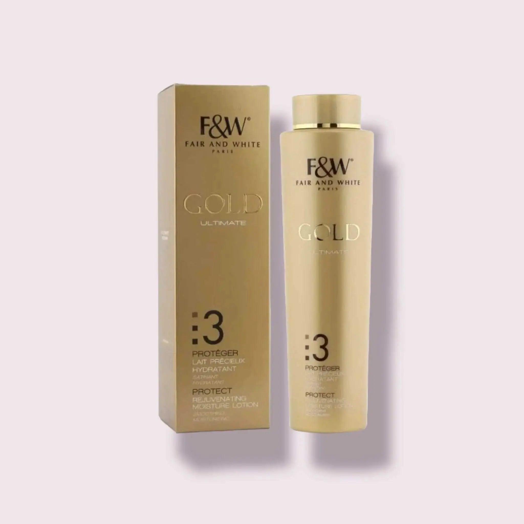 Fair & White 3 Gold Rejuvenating Moisture Lotion 500 ml - 17.6 fl.oz Secondary image