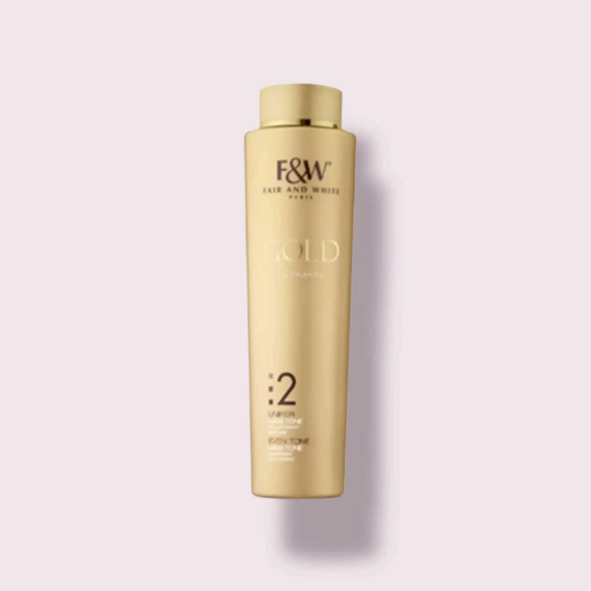 Fair & White Gold 2 Maxi Tone Body Lotion - Lightening & Rejuvenating with 350ml / 11.8fl.oz. - Honesty Sales U.K