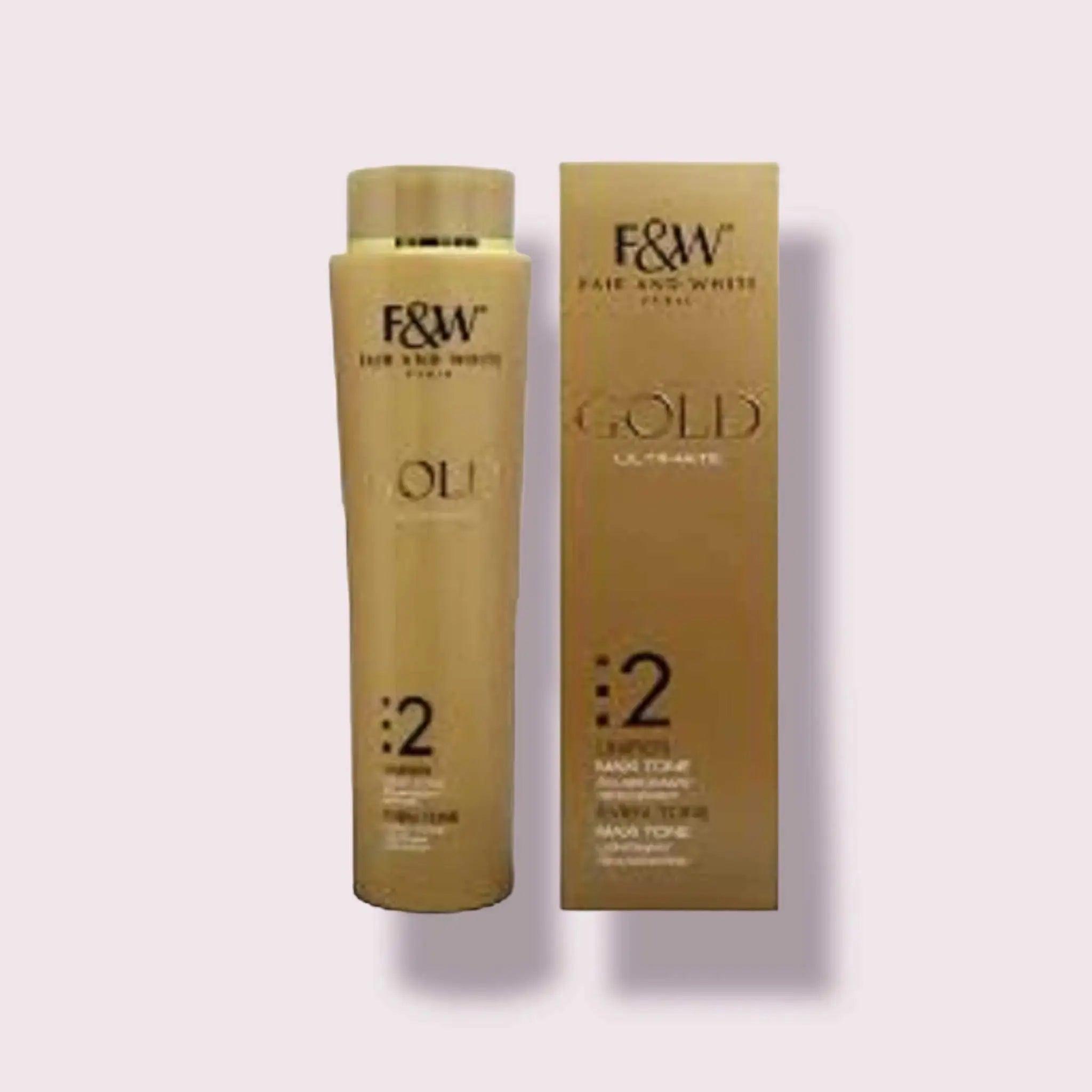 Fair & White Gold 2 Maxi Tone Body Lotion - Lightening & Rejuvenating with 350ml / 11.8fl.oz. - Honesty Sales