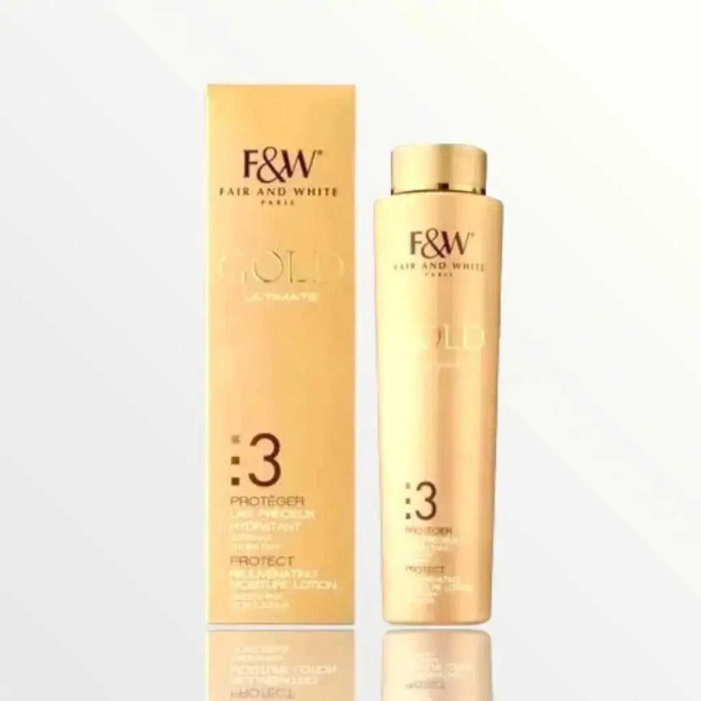 Fair & White Gold Protect Rejuvenating Moisture Lotion - 500ml - Honesty Sales