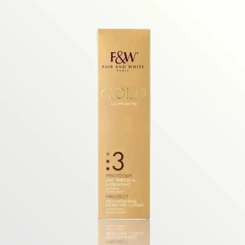 Fair & White Gold Protect Rejuvenating Moisture Lotion - 500ml - Honesty Sales U.K