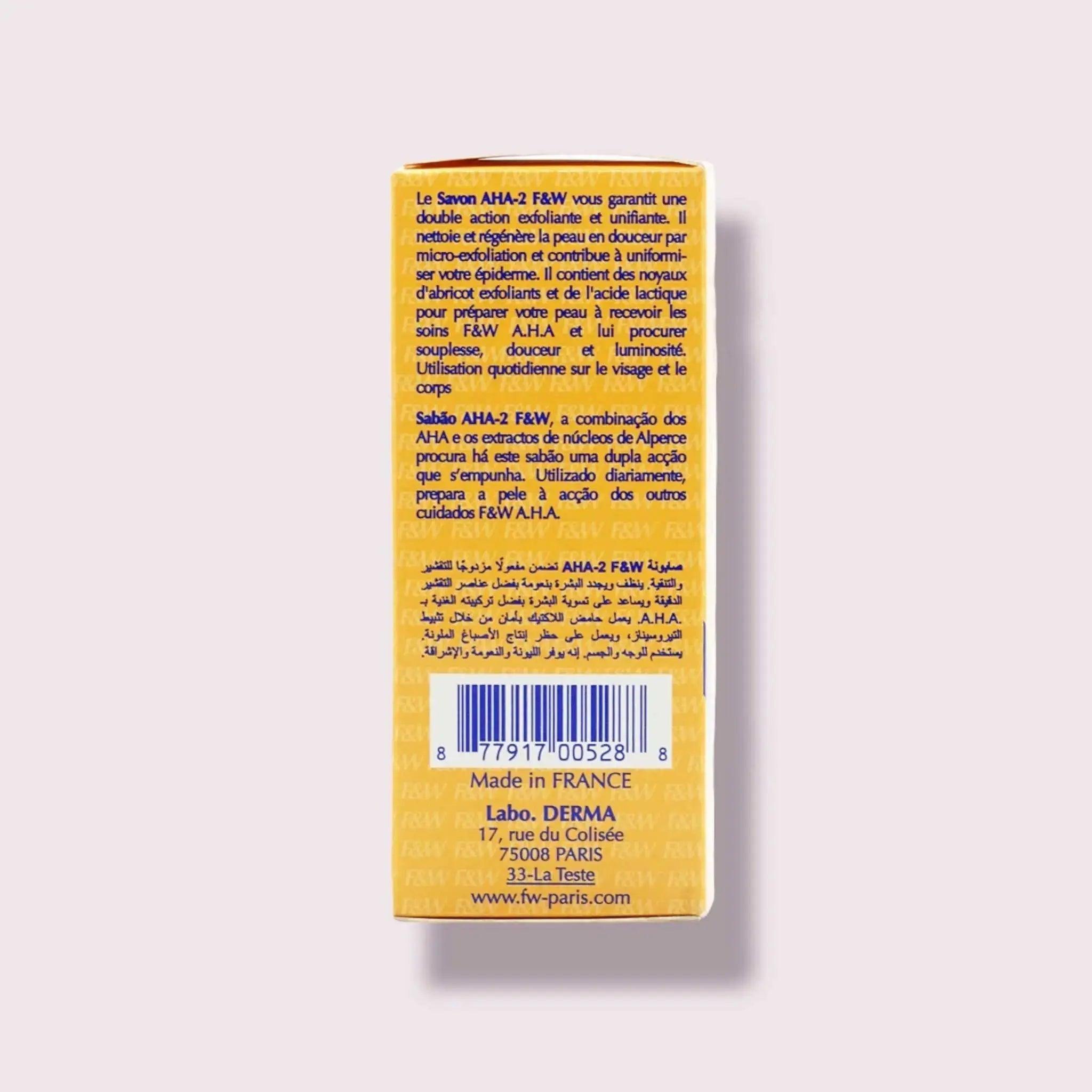 Fair & White Savon Aha-2 Exfoliating and Lightening Soap 200g - Honesty Sales