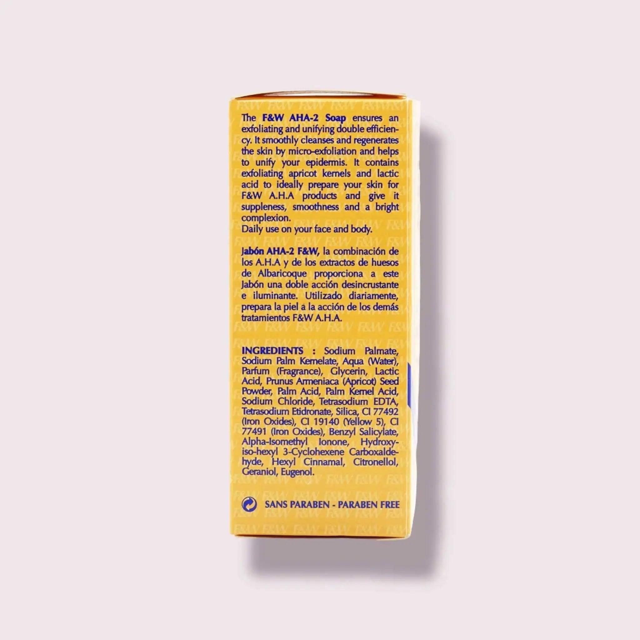 Fair & White Savon Aha-2 Exfoliating and Lightening Soap 200g - Honesty Sales