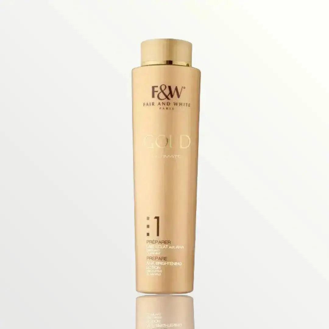Fair & White Gold AHA Brightening Lotion - 350ml - Honesty Sales
