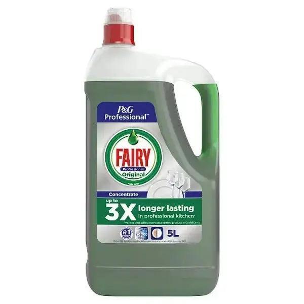 Fairy Professional Concentrated Washing Up Liquid Original 5L - Honesty Sales