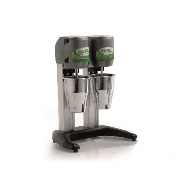 Fama MF4D Double Drink Mixer – 2 x 0.8L Stainless Steel Cups - Honesty Sales
