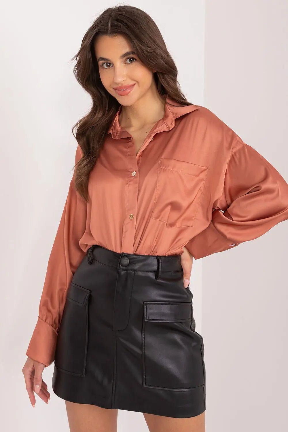 Fancy classic long sleeve womens shirt - Honesty Sales