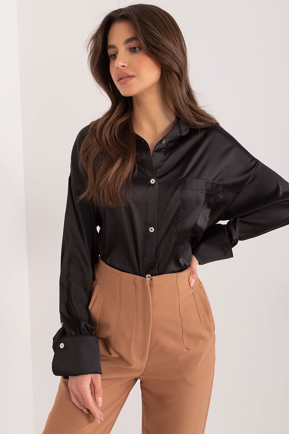 Fancy classic long sleeve womens shirt - Honesty Sales