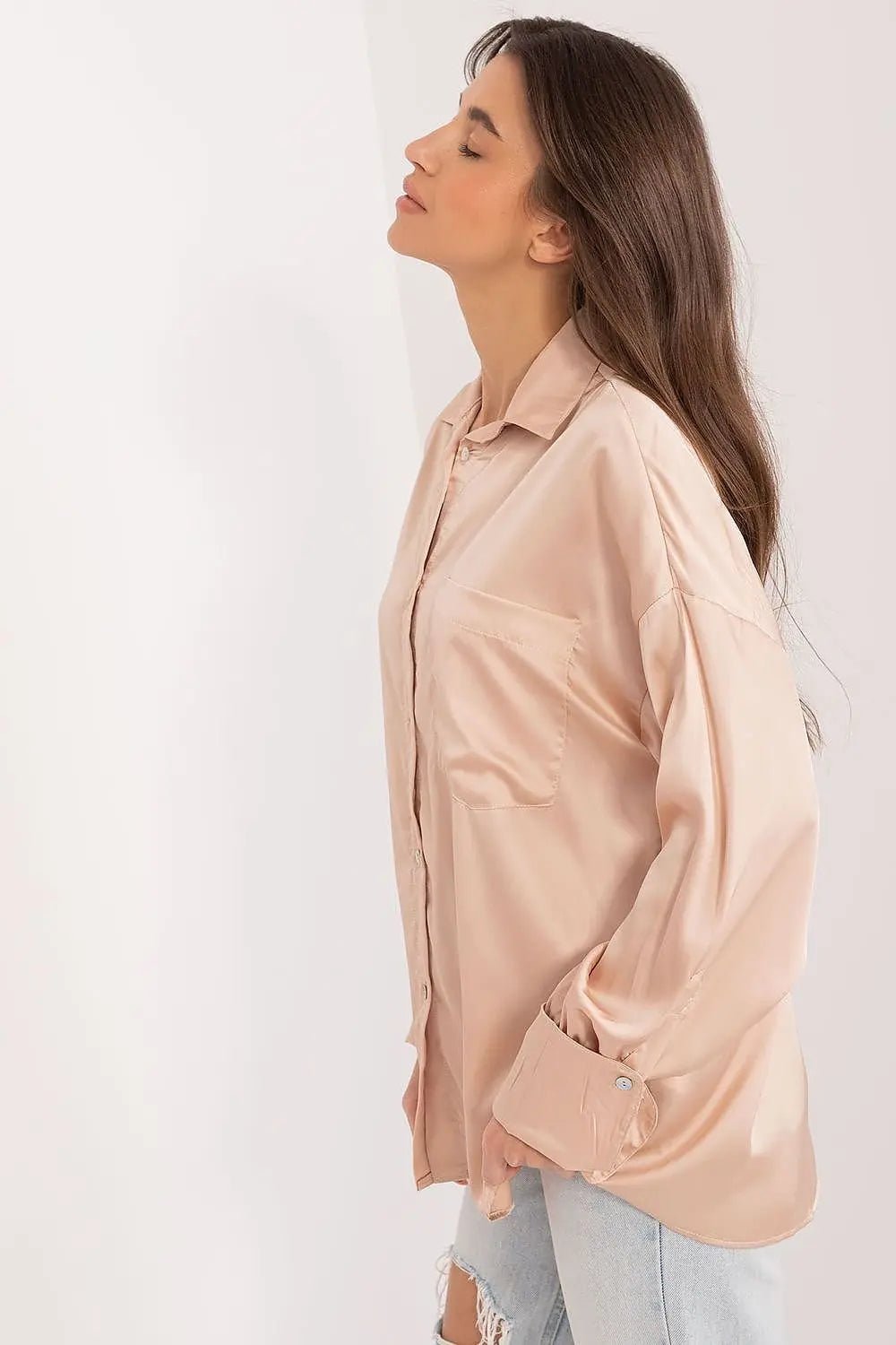 Fancy classic long sleeve womens shirt - Honesty Sales