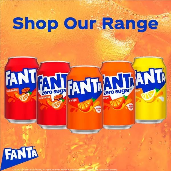 Fanta Orange 24 x 330ml (Case of 24) - Honesty Sales
