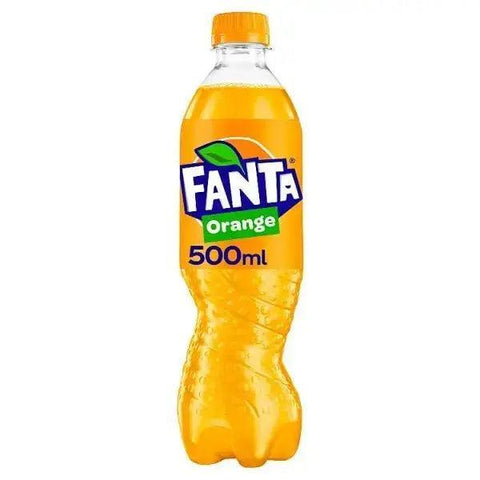 Fanta Orange 500ml (Case of 12) Sparkling Orange- - Honesty Sales U.K