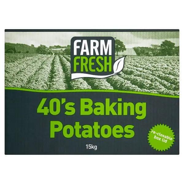 Farm Fresh 40's Baking Potatoes 15kg - Honesty Sales Hauptbild