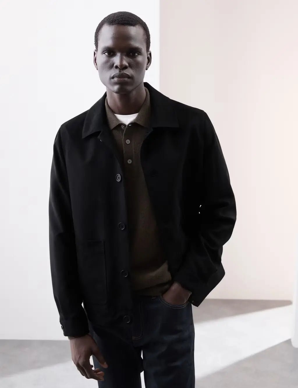 Faux Suede Harrington Jacket - Honesty Sales