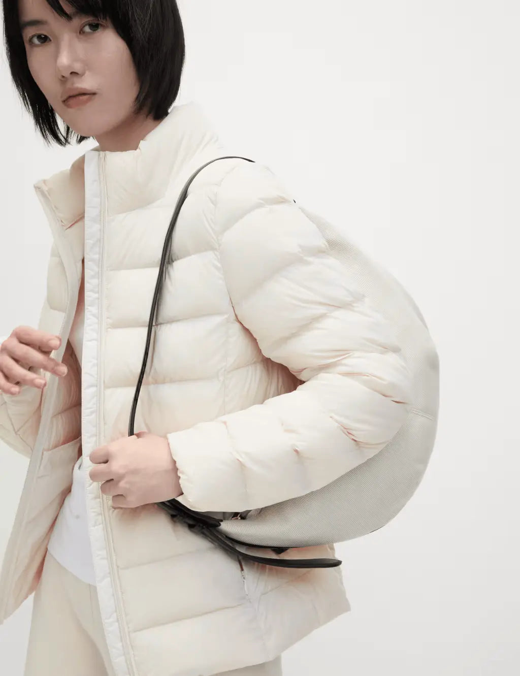 Feather & Down Quilted Packaway Puffer Jacket - Honesty Sales