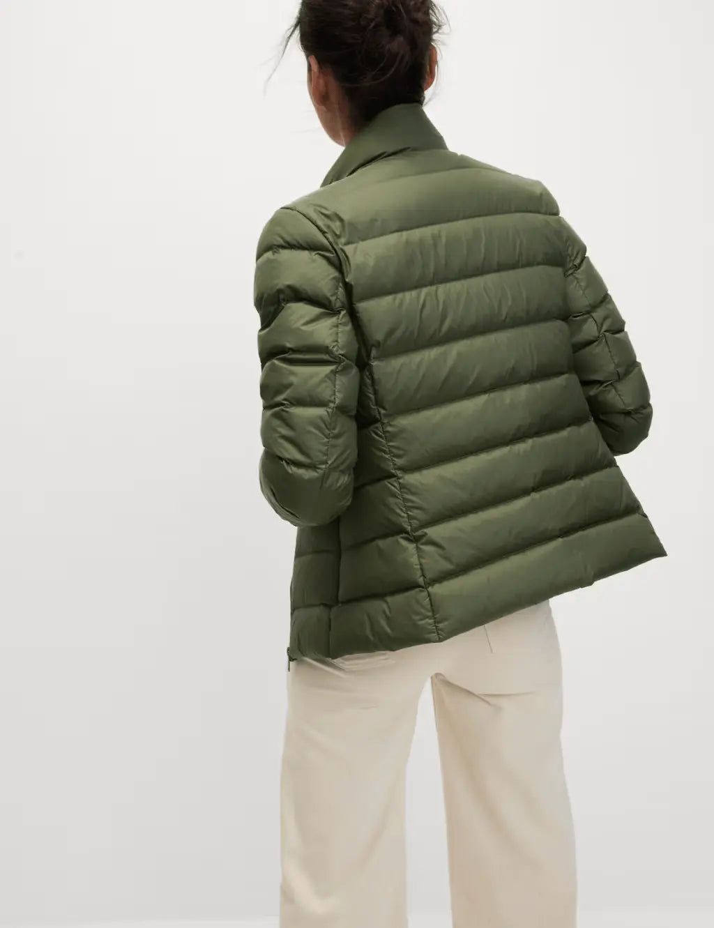Feather & Down Quilted Packaway Puffer Jacket - Honesty Sales