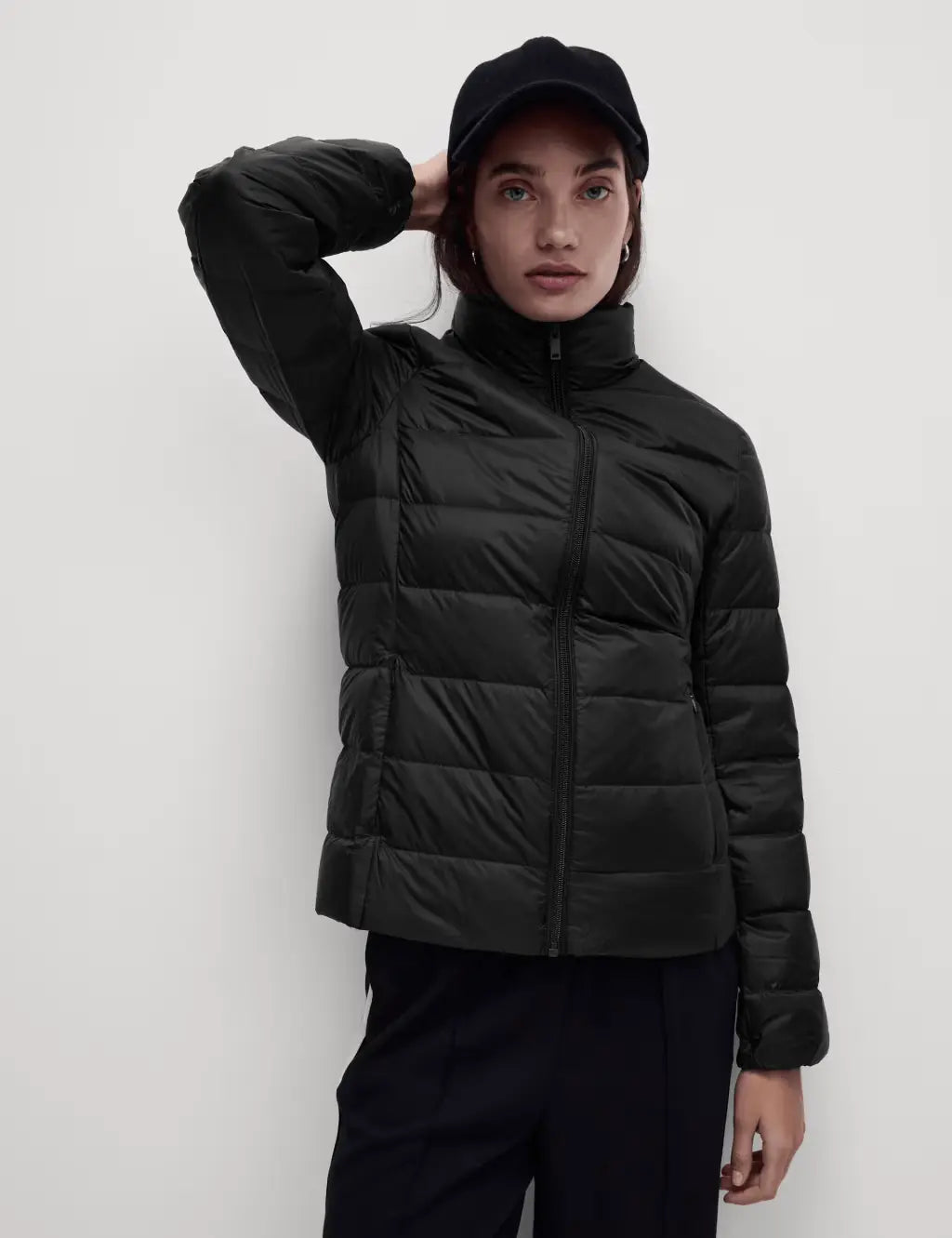 Feather & Down Quilted Packaway Puffer Jacket - Honesty Sales