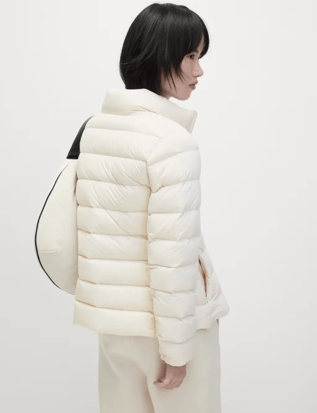 Feather & Down Quilted Packaway Puffer Jacket - Honesty Sales