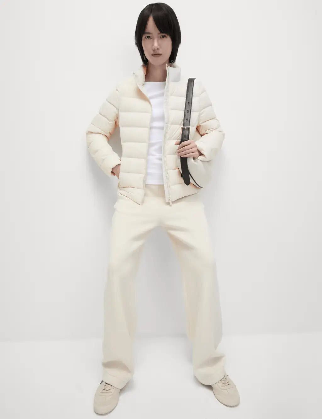 Feather & Down Quilted Packaway Puffer Jacket - Honesty Sales