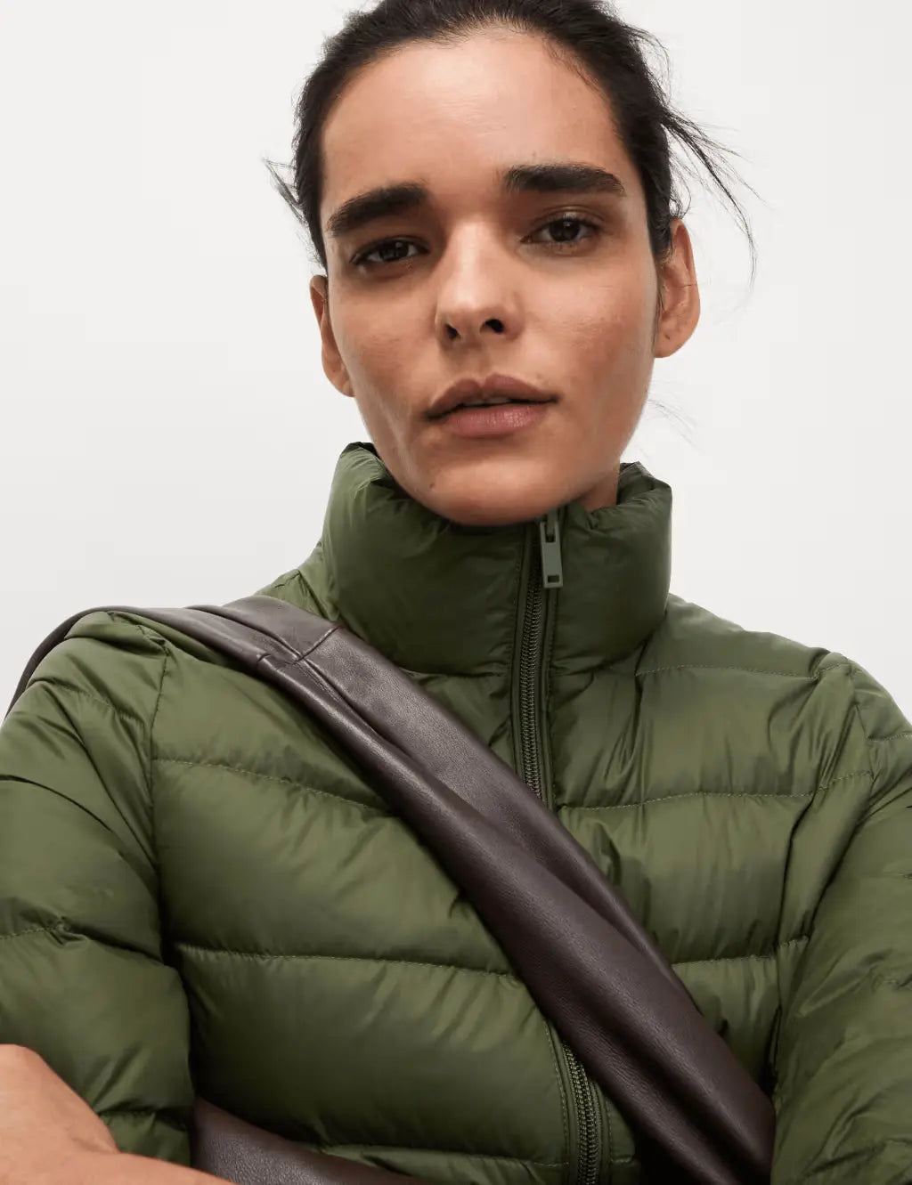 Feather & Down Quilted Packaway Puffer Jacket - Honesty Sales