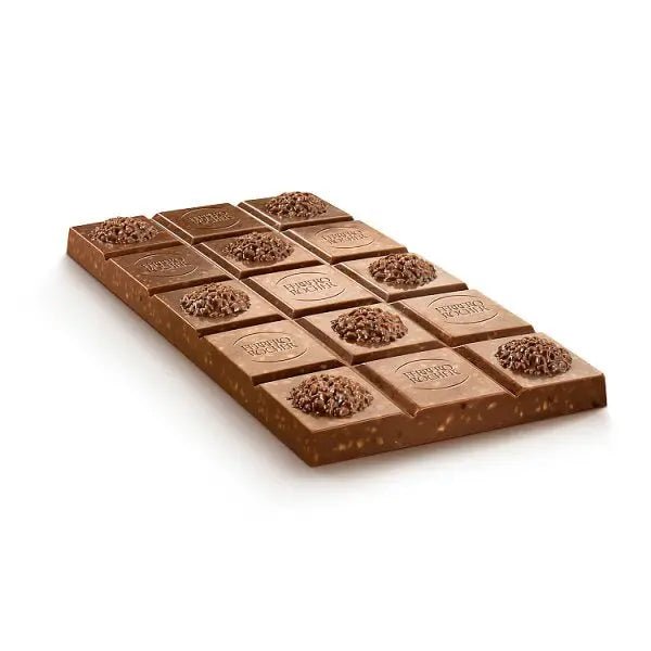 Ferrero Rocher Milk Chocolate Bar 90g (Case of 8) - Honesty Sales