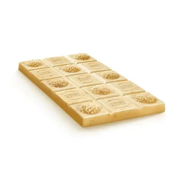 Ferrero Rocher White Chocolate Bar 90g (Case of 8) - Honesty Sales