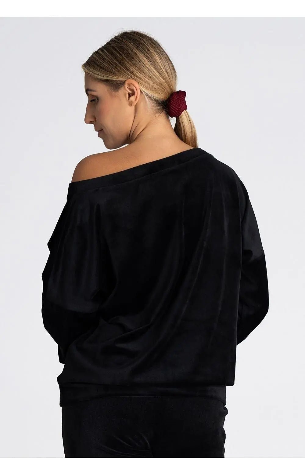 Figl boat neckline oversized blouse - Honesty Sales