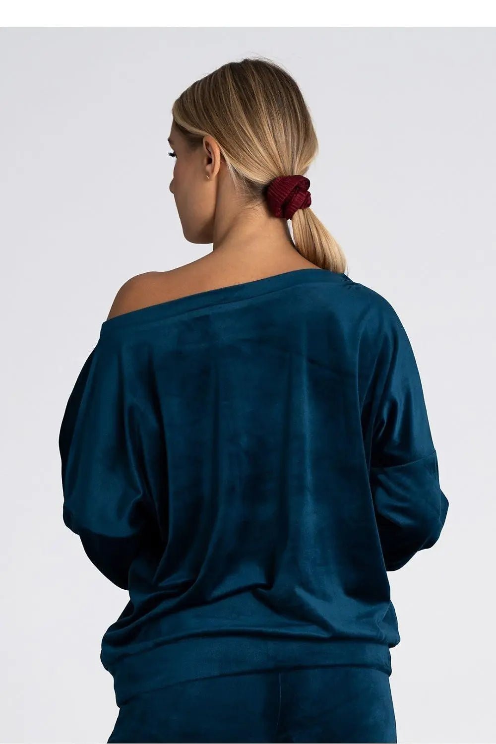 Figl boat neckline oversized blouse - Honesty Sales