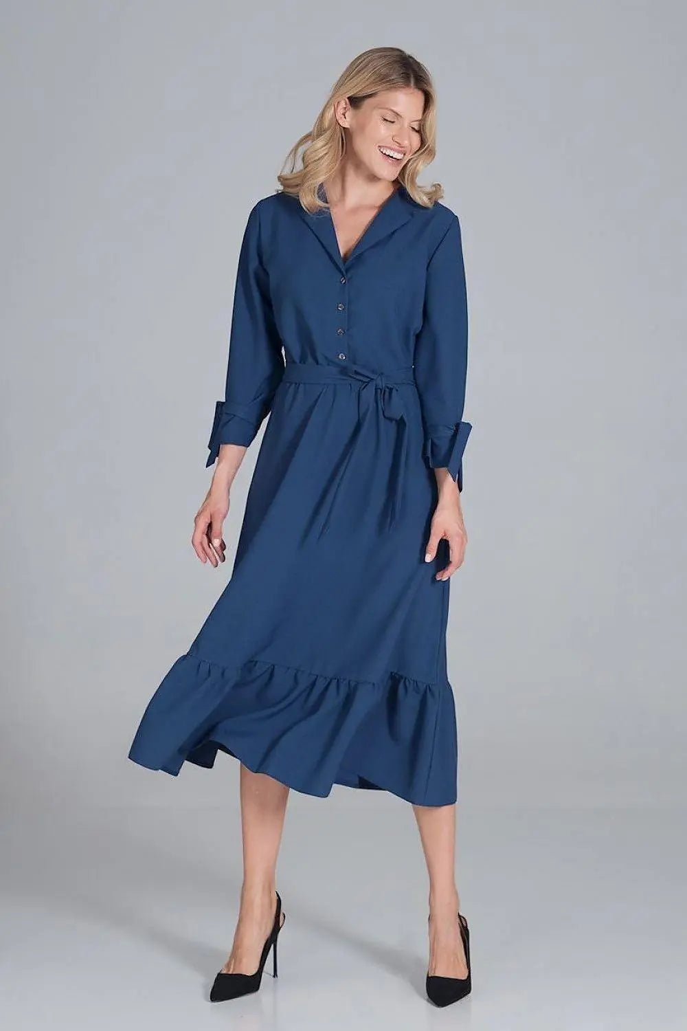 Figl elastic band maxi dress - Honesty Sales