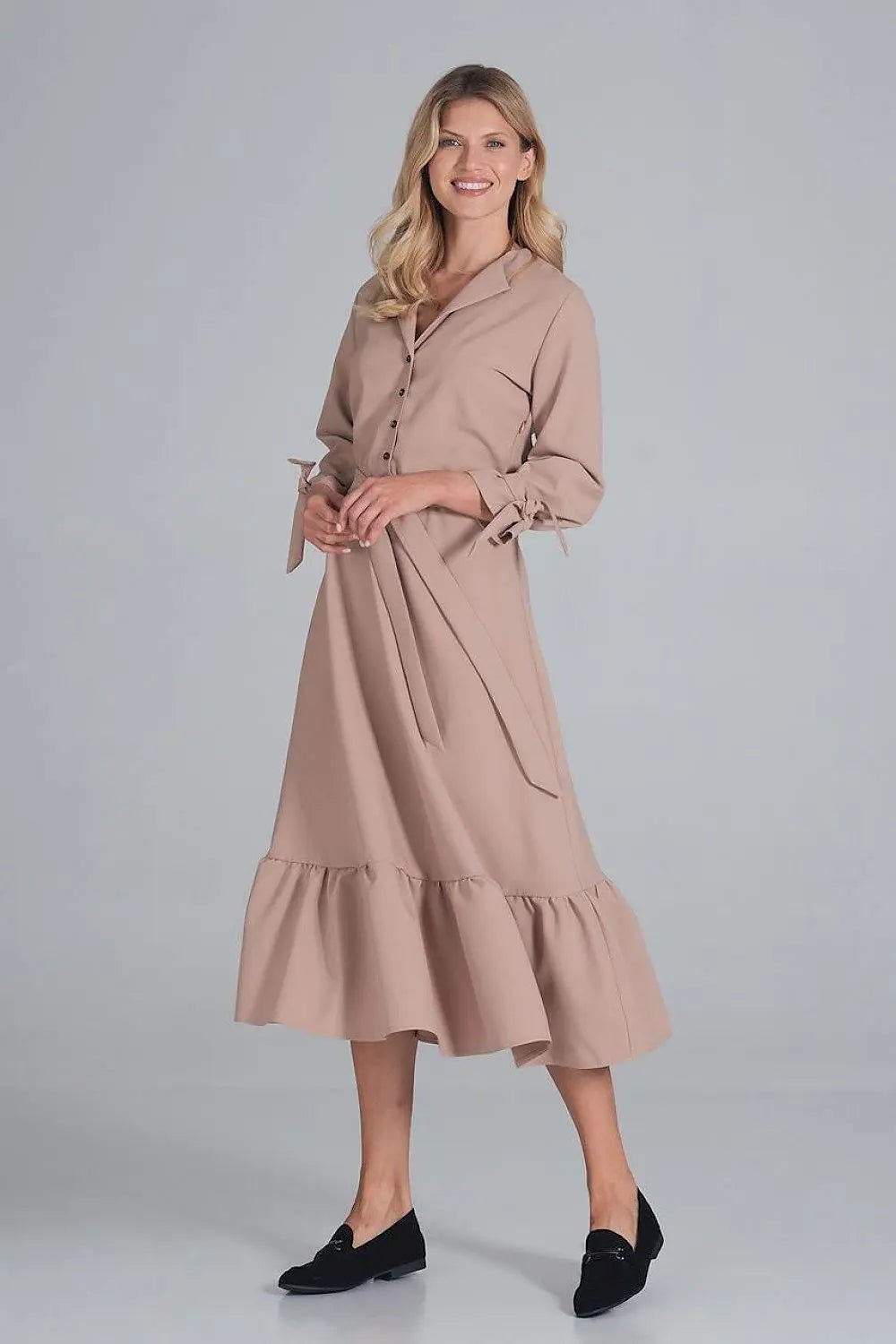 Figl elastic band maxi dress - Honesty Sales