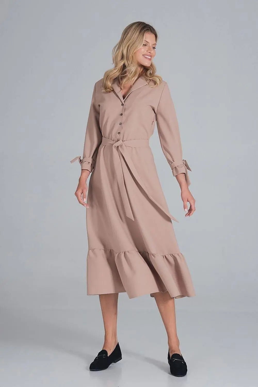 Figl elastic band maxi dress - Honesty Sales